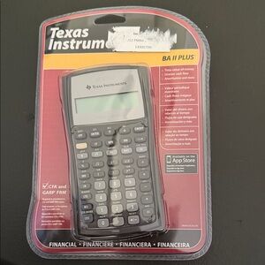 Texas Instruments BA II Plus Financial Calculator - Black - NEW